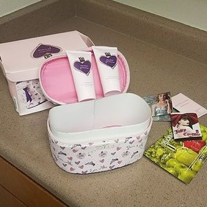 Vera Wang makeup bag and body lotion & polish